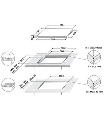 Варильна поверхня Whirlpool WB S0060 NE