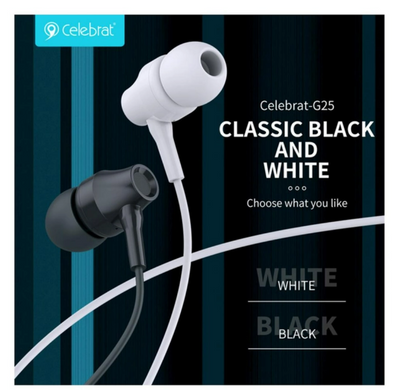 Навушники Celebrat G25 Black