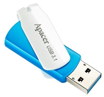 Флеш-драйв ApAcer 32GB USB 3.1 AH357 Blue/White (AP32GAH357U-1)