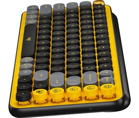 Клавиатура LogITech POP Emoji Keys Blast Yellow (920-010716)