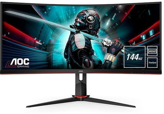Монитор 34" AOC CU34G2X/BK