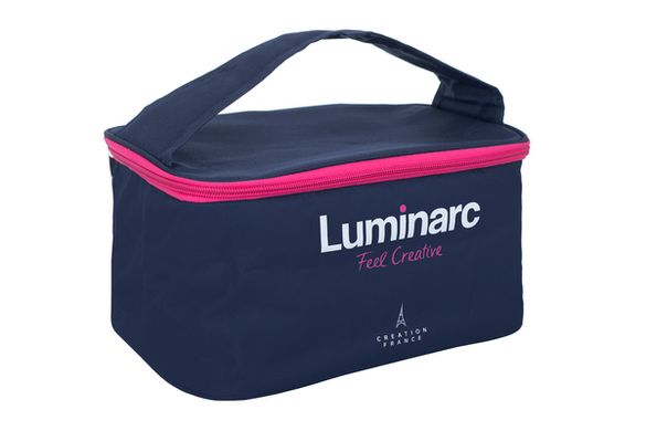 Контейнер Luminarc PURE BOX ACTIVE /НАБІР/380*2 квадр +820 прям мл+Bag (P8002)