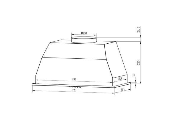 Вытяжка Grunhelm GVC 020 W