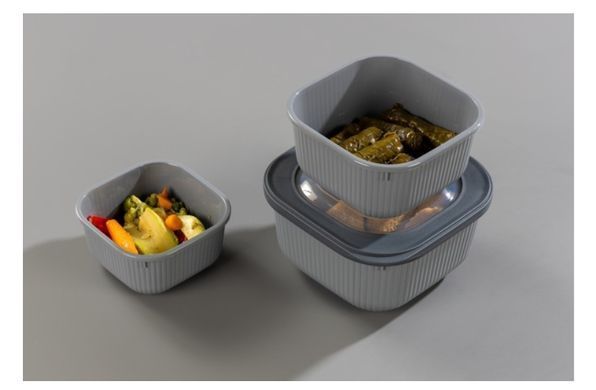 Контейнер IDEA HOME 00683 Line Box Gray 1.8л