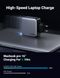 Мережевий зарядний пристрій Ugreen CD254 100W 2xType-C GaN PD Fast Charger (Black) фото 2