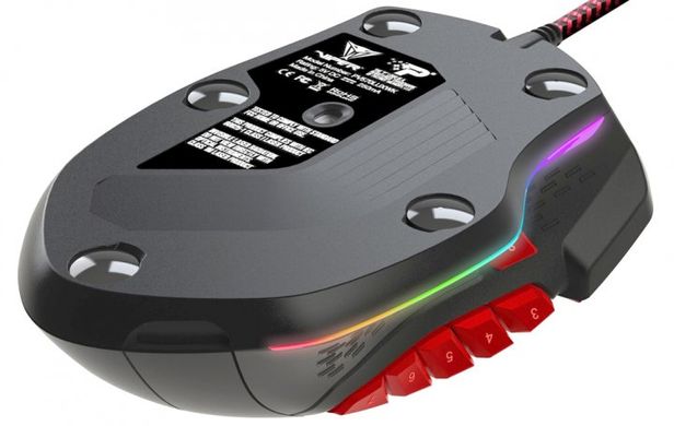 Мышь Patriot Viper V570 RGB USB Black/Red