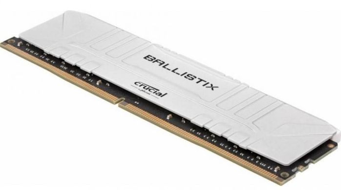 Оперативна пам'ять Crucial Ballistix DDR4 8GB 2666Mz (BL8G26C16U4W) White
