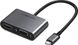Перехідник Ugreen CM162 Type-C M - HDMI+VGA Adapter with PD (Silver) фото 1