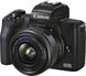 Цифрова камера Canon EOS M50 Mk2 + 15-45 IS STM Kit Black (4728C043) фото 1