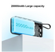Power Bank CUKTECH PB200N 20000mAh 55W белый фото 3