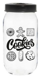 Банка Herevin Jar-Black Cookies 1 л (171541-001)