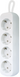 Мережевий фільтр Defender (99225)E418 1.8 m 4 роз білий фото 1