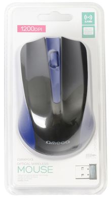 Миша Omega Wireless OM-419 модель OM0419BL синій
