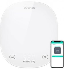 Кухонні ваги Yolanda Smart kitchen scale White CK10A