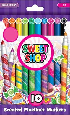 Набор ароматных маркеров для тонких линий - 10 цветов Sweet Shop