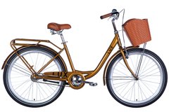 Велосипед 26" Dorozhnik LUX 2024 (бронзовый)