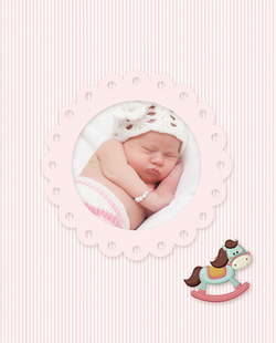 Альбом Ufo 10x15x200 PP-46200 Baby pink horse