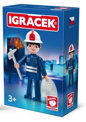 Іграшка Igracek Fireman and accessories Пожежний з аксесуарами
