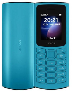 Мобильный телефон Nokia 105 Dual SIM (cyan) TA-1557