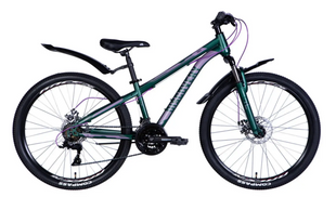 Велосипед ST 26" Discovery TREK DD FR рама-13" фиолетовый 2025