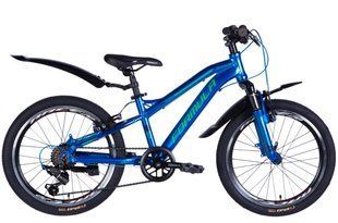 Велосипед AL 20" Formula BLACKWOOD Vbr FR рама-11" синий с зеленым 2026