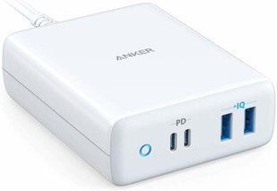 мережева зарядка Anker PowerPort Atom IV - 100W 2xPD & 2xPIQ (Білий)