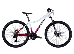 Велосипед AL 27,5" Leon XC LADY 105 DD CS рама-16" білий з малиновим 2025