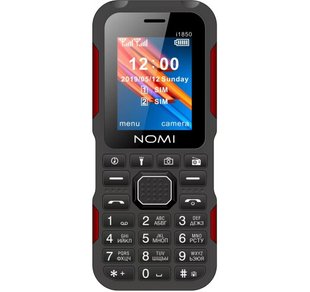 Мобильный телефон Nomi i1850 Black-red