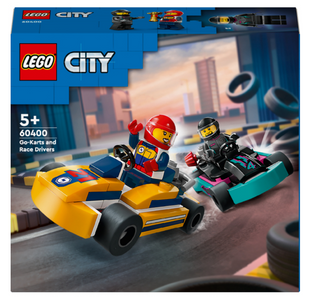 Конструктор LEGO City Картинг и гонщики