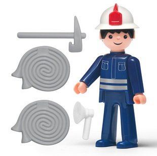Іграшка Igracek Fireman and accessories Пожежний з аксесуарами