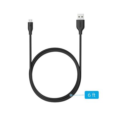 кабель Anker Powerline Micro USB - 1.8m V3 (Сірий)