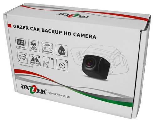 Автомобільна відеокамера заднього огляду Gazer CC100