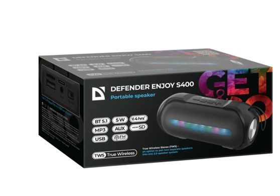 Портативная акустика DEFENDER (65399) Enjoy S400