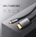 Кабель Ugreen MM142 Type-C M - HDMI M Cable Alum. 1.5м (Gray\Black) фото 4