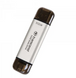 SSD-накопитель внешний Transcend ESD310S 512GB USB Type-A/USB Type-C 3D NAND Silver (TS512GESD310S) External фото 2