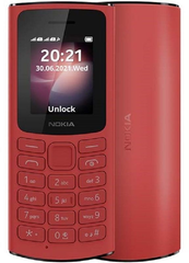 Мобільний телефон Nokia 105 Dual SIM (червоний) TA-1557