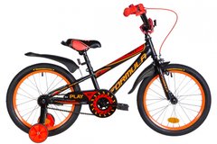 Велосипед 18" Formula SPORT 2021 (чорно-червоний з помаранчевим (м))
