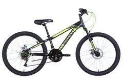 Велосипед 24" Discovery RIDER DD 2021 (чорно-салатовий (м))