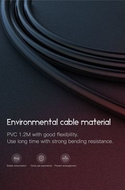 кабель T-Phox Nets T-C801 Type-C - 1.2m (Чорний)