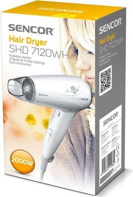 Фен для волос Sencor SHD 7120WH