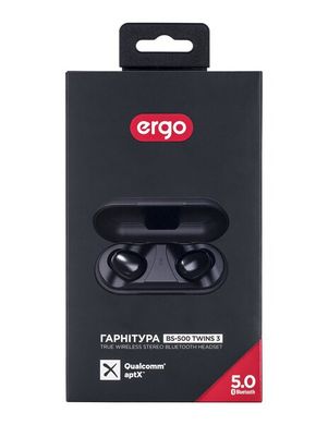 Гарнітура Ergo BS-500 Twins 3 Black