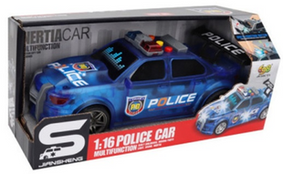Игрушка CARS S Полицейская машина синяя 1:16 (CJ-4247839)