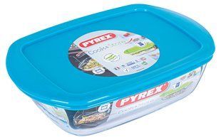 Форма с/к Pyrex C&S д/запік. з кр. 1.1 л прямокут.23х15х6.5см Синя (215PSE3)