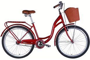 Велосипед ST 26" Dorozhnik AQUAMARINE BH рама-17" бордовий 2026