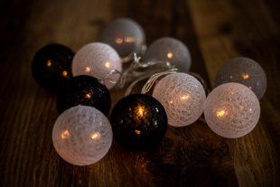 Гірлянда Bpny "Бавовняні кульки", 10LED, 2 м
