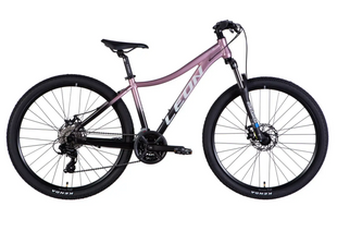 Велосипед AL 27,5" Leon XC LADY 105 DD CS рама-16" рожевий з чорним 2025