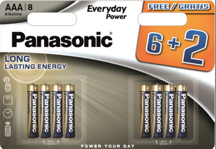 Батарейка Panasonic Everyday Pover LR03REE/8B2F (8шт)AAA