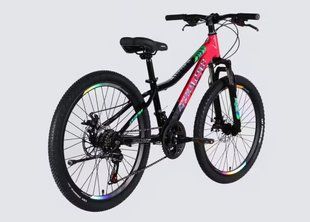 Велосипед ST 24" SPACE AURORA DD FR рама-12" рожево-чорний 2026