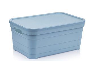 Корзина IDEA HOME 00643 Pyramid Blue 10.8л