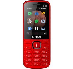 Мобильный телефон Nomi i2403 Red (красный)